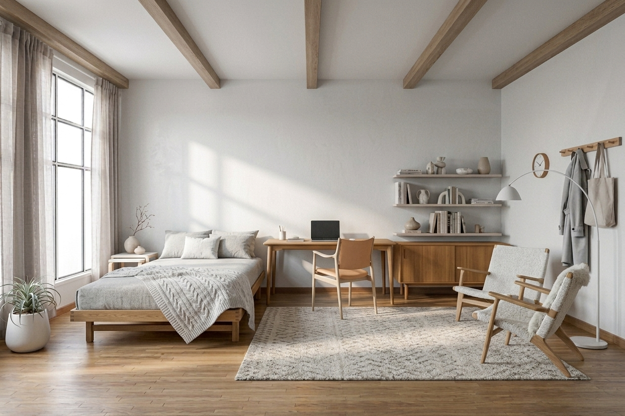Habitación estilo nórdico