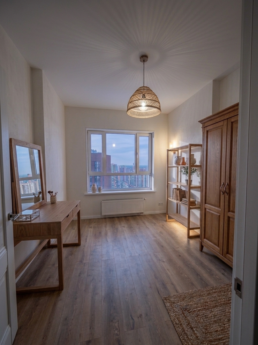 Salón amueblado virtualmente con estilo clásico — ejemplo VivioHome
